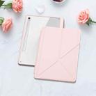 For Samsung Galaxy Tab S10 FE+ DUX DUCIS Magi Series Smart Leather Tablet Case(Pink) - 2