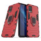 For Vivo S7 5G PC + TPU Anti-fall Protective Case with Ring Holder(Red) - 1