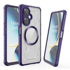 For OnePlus Nord CE 3 CD Texture Magsafe Phone Case(Dark Purple) - 1