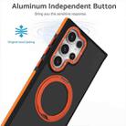For Samsung Galaxy S24 Ultra 5G Dual-Color Skin Feel Rotating Holder Phone Case(Grey) - 2