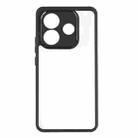 For Redmi Note 14 Frosted TPU Hybrid Transparent PC Phone Case - 2