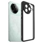 For Redmi K80 Frosted TPU Hybrid Transparent PC Phone Case - 1