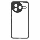 For Redmi K80 Frosted TPU Hybrid Transparent PC Phone Case - 2