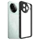 For Redmi K80 Pro Frosted TPU Hybrid Transparent PC Phone Case - 1