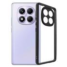 For Redmi Note 14 Pro 4G Frosted TPU Hybrid Transparent PC Phone Case - 1