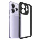 For Redmi Note 14 4G 163.25mm Frosted TPU Hybrid Transparent PC Phone Case - 1
