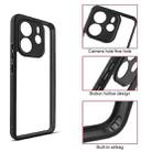 For Redmi Note 14 4G 163.25mm Frosted TPU Hybrid Transparent PC Phone Case - 3