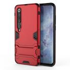 For Xiaomi Mi 10 Pro 5G PC + TPU Anti-fall Protective Case with Invisible Holder(Red) - 2