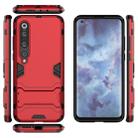 For Xiaomi Mi 10 Pro 5G PC + TPU Anti-fall Protective Case with Invisible Holder(Red) - 4