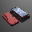 For Xiaomi Mi 10 Pro 5G PC + TPU Anti-fall Protective Case with Invisible Holder(Red) - 9