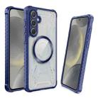 For Samsung Galaxy S24+ 5G CD Texture Magsafe Phone Case(Sapphire) - 1