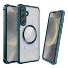 For Samsung Galaxy S24+ 5G CD Texture Magsafe Phone Case(Dark Green) - 1