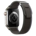 For Apple Watch Series 4 40mm Dual-Section Loop Nylon Watch Band(Blue Black) - 1