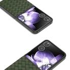 For Xiaomi Mix Flip Black Frame Woven Texture PU Phone Case(Green) - 3