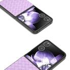 For Xiaomi Mix Flip Black Frame Woven Texture PU Phone Case(Purple) - 3