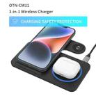 Onten CW11 3 in 1 Folding Wireless Charging(Black) - 3