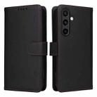 For Samsung Galaxy S24 FE 5G BETOPNICE BN-005 2 in 1 Detachable Imitate Genuine Leather Phone Case(Black) - 1