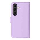 For Samsung Galaxy S25 5G BETOPNICE BN-005 2 in 1 Detachable Imitate Genuine Leather Phone Case(Light Purple) - 3