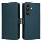 For Samsung Galaxy S25 5G BETOPNICE BN-005 2 in 1 Detachable Imitate Genuine Leather Phone Case(Blue) - 1