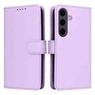 For Samsung Galaxy S25+ 5G BETOPNICE BN-005 2 in 1 Detachable Imitate Genuine Leather Phone Case(Light Purple) - 1