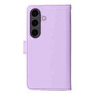 For Samsung Galaxy S25+ 5G BETOPNICE BN-005 2 in 1 Detachable Imitate Genuine Leather Phone Case(Light Purple) - 3