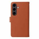 For Samsung Galaxy S25+ 5G BETOPNICE BN-005 2 in 1 Detachable Imitate Genuine Leather Phone Case(Brown) - 3