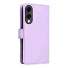 For Samsung Galaxy S25 Edge 5G BETOPNICE BN-005 2 in 1 Detachable Imitate Genuine Leather Phone Case(Light Purple) - 3