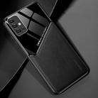 For Huawei Honor 30s All-inclusive Leather + Organic Glass Protective Case with Metal Iron Sheet(Black) - 1