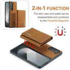 For Samsung Galaxy Z Fold6 DG.MING M1 Series 3-Fold Multi Card Wallet + Magnetic Phone Case(Brown) - 2