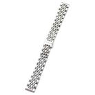 For Garmin Lily 2 Seven-beads 14mm Stainless Steel Watch Band(Silver) - 2