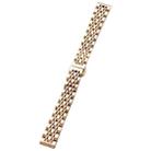 For Garmin Lily 2 Seven-beads 14mm Stainless Steel Watch Band(Rose Gold) - 2