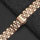 For Garmin Lily 2 Seven-beads 14mm Stainless Steel Watch Band(Rose Gold) - 3