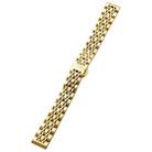 For Garmin Lily 2 Seven-beads 14mm Stainless Steel Watch Band(Gold) - 2