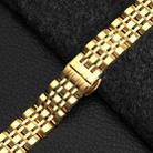 For Garmin Lily 2 Seven-beads 14mm Stainless Steel Watch Band(Gold) - 3