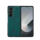 For Samsung Galaxy Z Fold6 DG.MING M2/M1 Series Magnetic Phone Case(Green) - 1