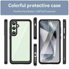 For Samsung Galaxy S24 FE 5G Colorful Series Acrylic Hybrid TPU Phone Case(Black) - 2