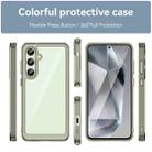 For Samsung Galaxy S24 FE 5G Colorful Series Acrylic Hybrid TPU Phone Case(Transparent Grey) - 2