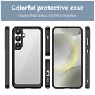 For Samsung Galaxy S25+ 5G Colorful Series Acrylic Hybrid TPU Phone Case(Black) - 2