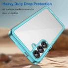 For Samsung Galaxy S25+ 5G Colorful Series Acrylic Hybrid TPU Phone Case(Transparent Blue) - 3