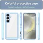 For Samsung Galaxy S25 5G Colorful Series Acrylic Hybrid TPU Phone Case(Blue) - 2