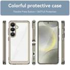 For Samsung Galaxy S25 5G Colorful Series Acrylic Hybrid TPU Phone Case(Transparent Grey) - 2