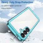 For Samsung Galaxy S25 5G Colorful Series Acrylic Hybrid TPU Phone Case(Transparent Blue) - 3