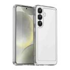 For Samsung Galaxy S25 5G Colorful Series Acrylic Hybrid TPU Phone Case(Transparent) - 1