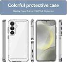 For Samsung Galaxy S25 5G Colorful Series Acrylic Hybrid TPU Phone Case(Transparent) - 2