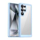 For Samsung Galaxy S25 Ultra 5G Colorful Series Acrylic Hybrid TPU Phone Case(Blue) - 1