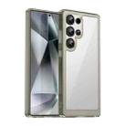 For Samsung Galaxy S25 Ultra 5G Colorful Series Acrylic Hybrid TPU Phone Case(Transparent Grey) - 1