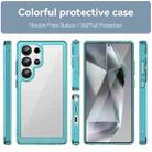 For Samsung Galaxy S25 Ultra 5G Colorful Series Acrylic Hybrid TPU Phone Case(Transparent Blue) - 2