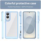 For Samsung Galaxy S25 Edge 5G Colorful Series Acrylic Hybrid TPU Phone Case(Blue) - 2