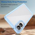 For Samsung Galaxy S25 Edge 5G Colorful Series Acrylic Hybrid TPU Phone Case(Blue) - 3