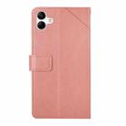For Samsung Galaxy A07 5G Y-shaped Pattern Flip Leather Phone Case(Pink) - 3